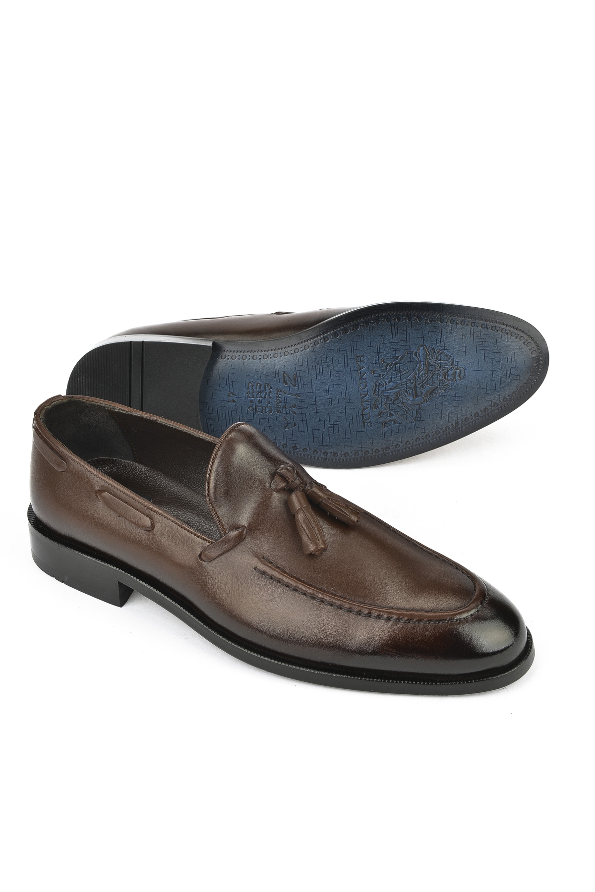 Erkek Hakiki Deri Klasik Ayakkabı 1511027Z206 Kahve - Görsel 5