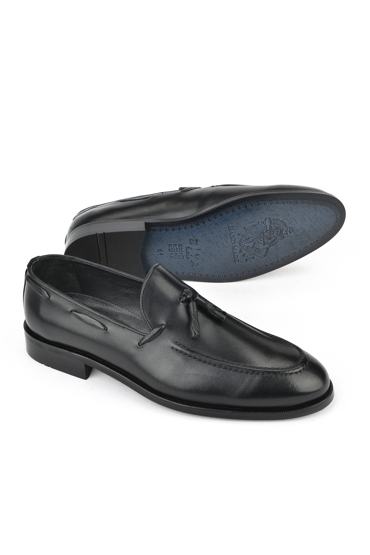 Erkek Hakiki Deri Klasik Ayakkabı 1511027Z206 Siyah - Görsel 5