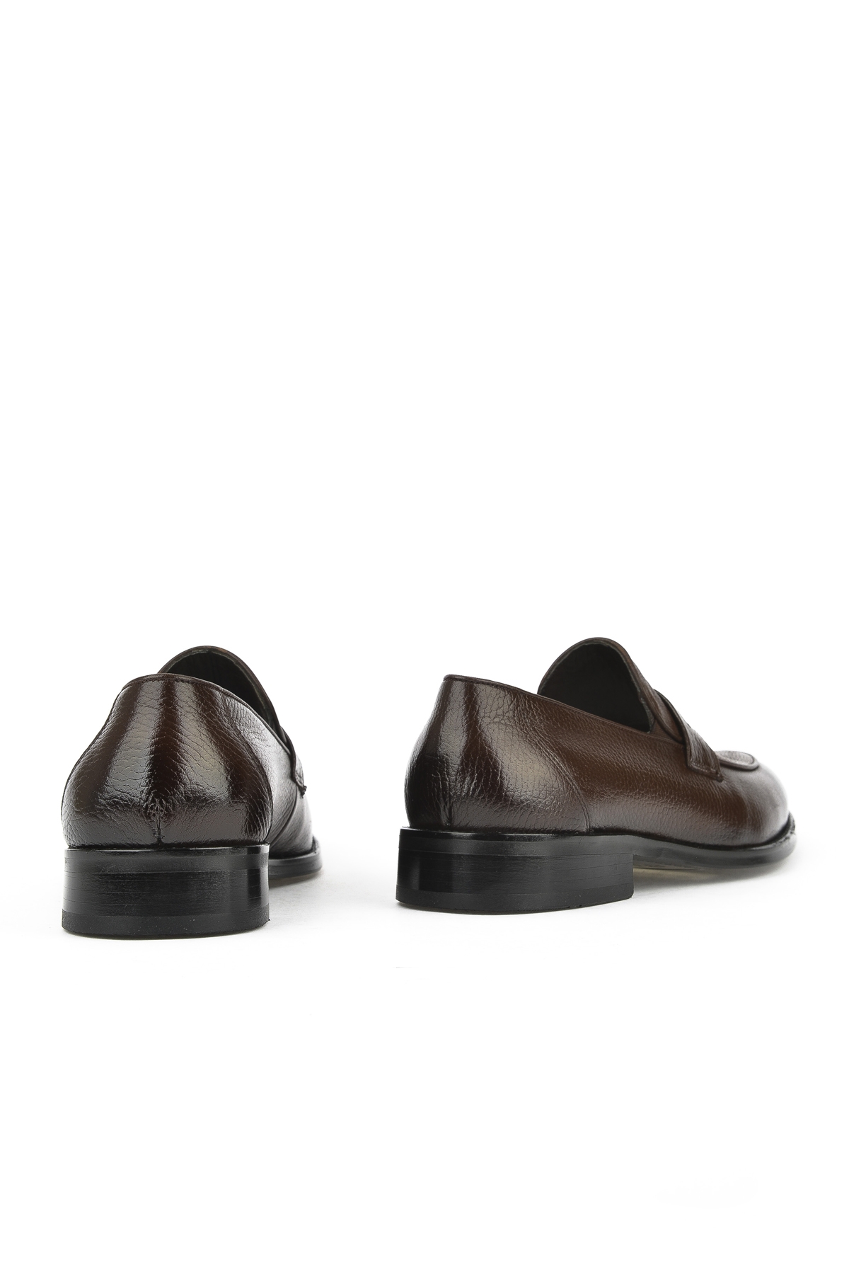 Erkek Hakiki Deri Klasik Ayakkabı 1511027Z086 Kahve - Görsel 4