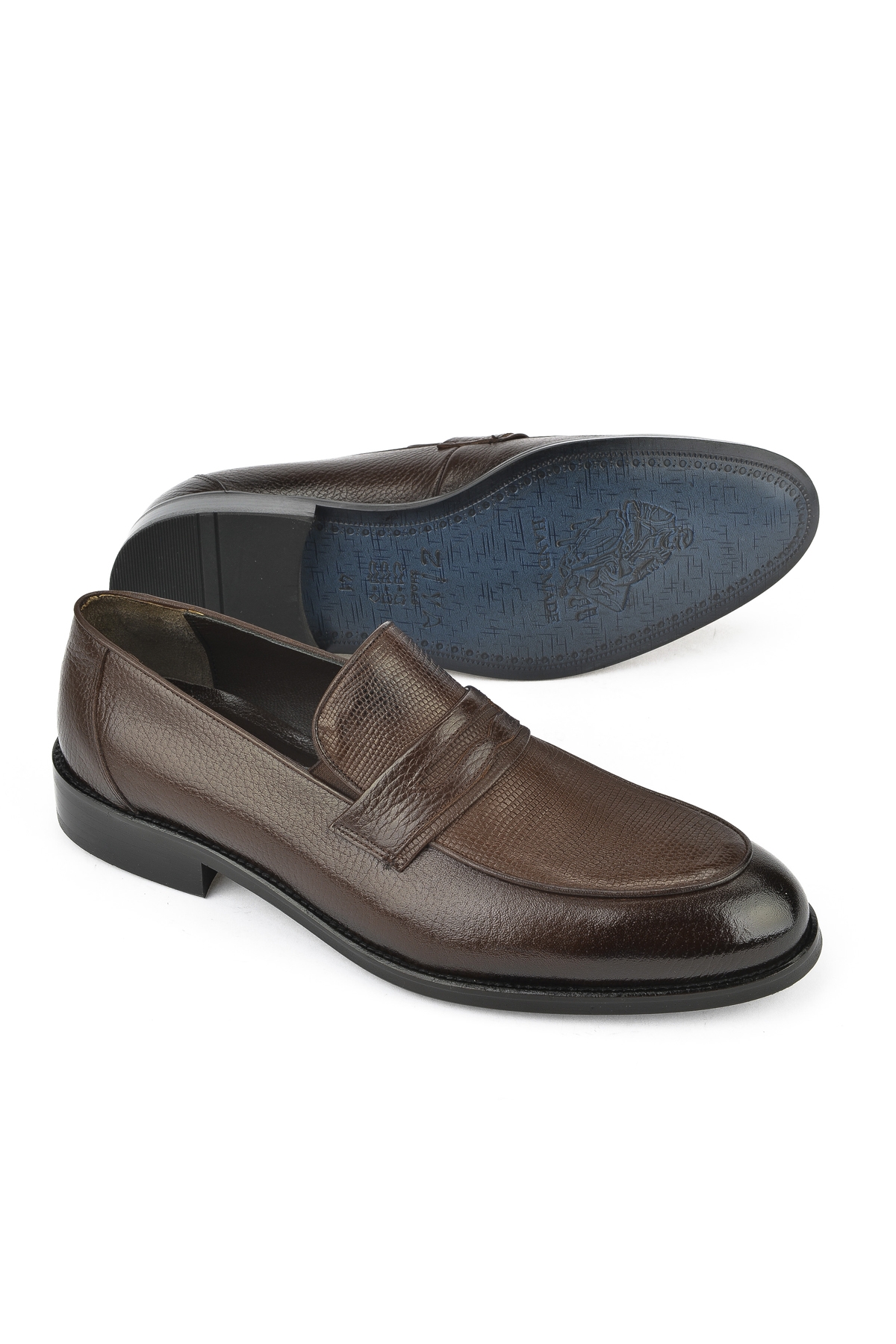 Erkek Hakiki Deri Klasik Ayakkabı 1511027Z086 Kahve - Görsel 5