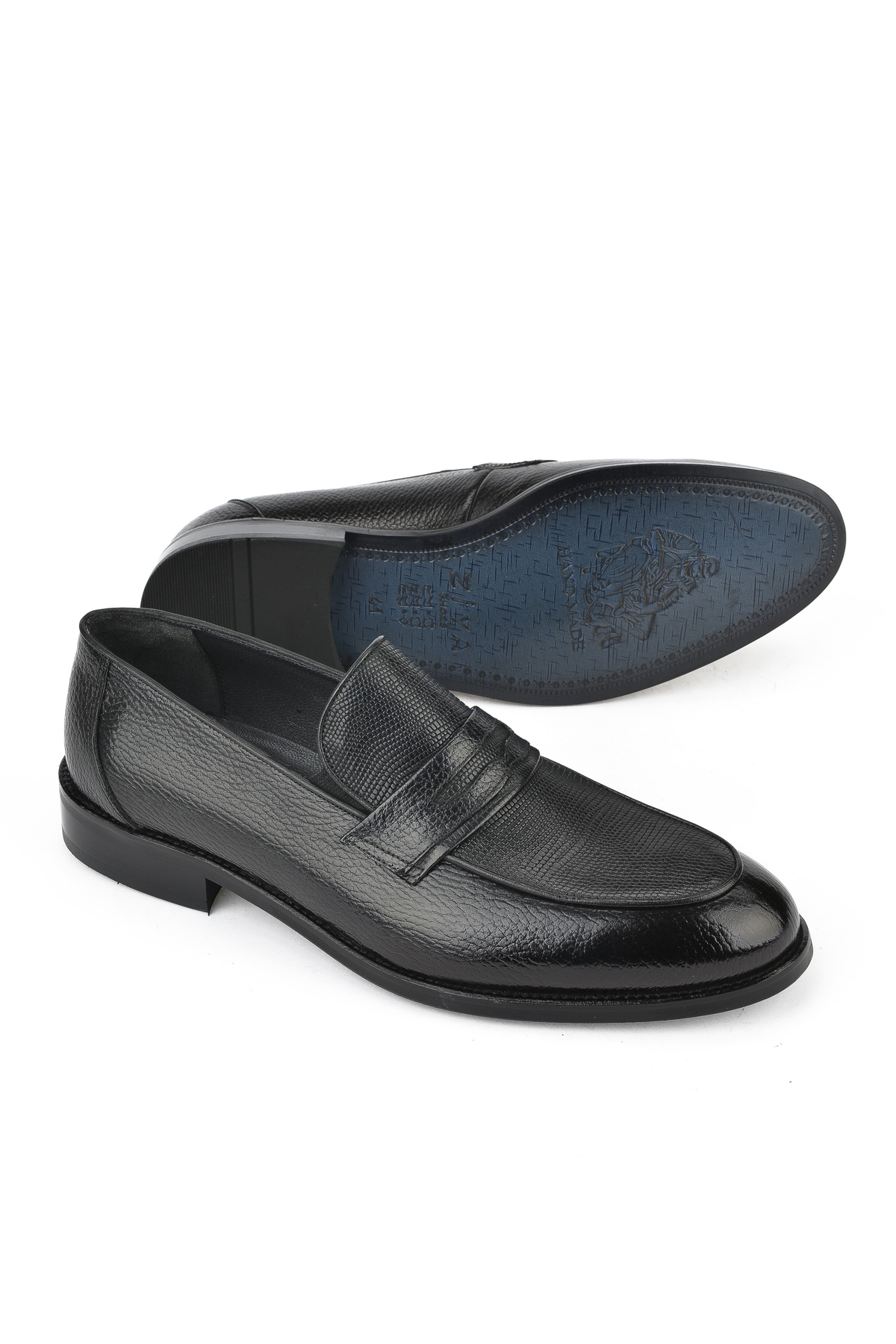 Erkek Hakiki Deri Klasik Ayakkabı 1511027Z086 Siyah - Görsel 5