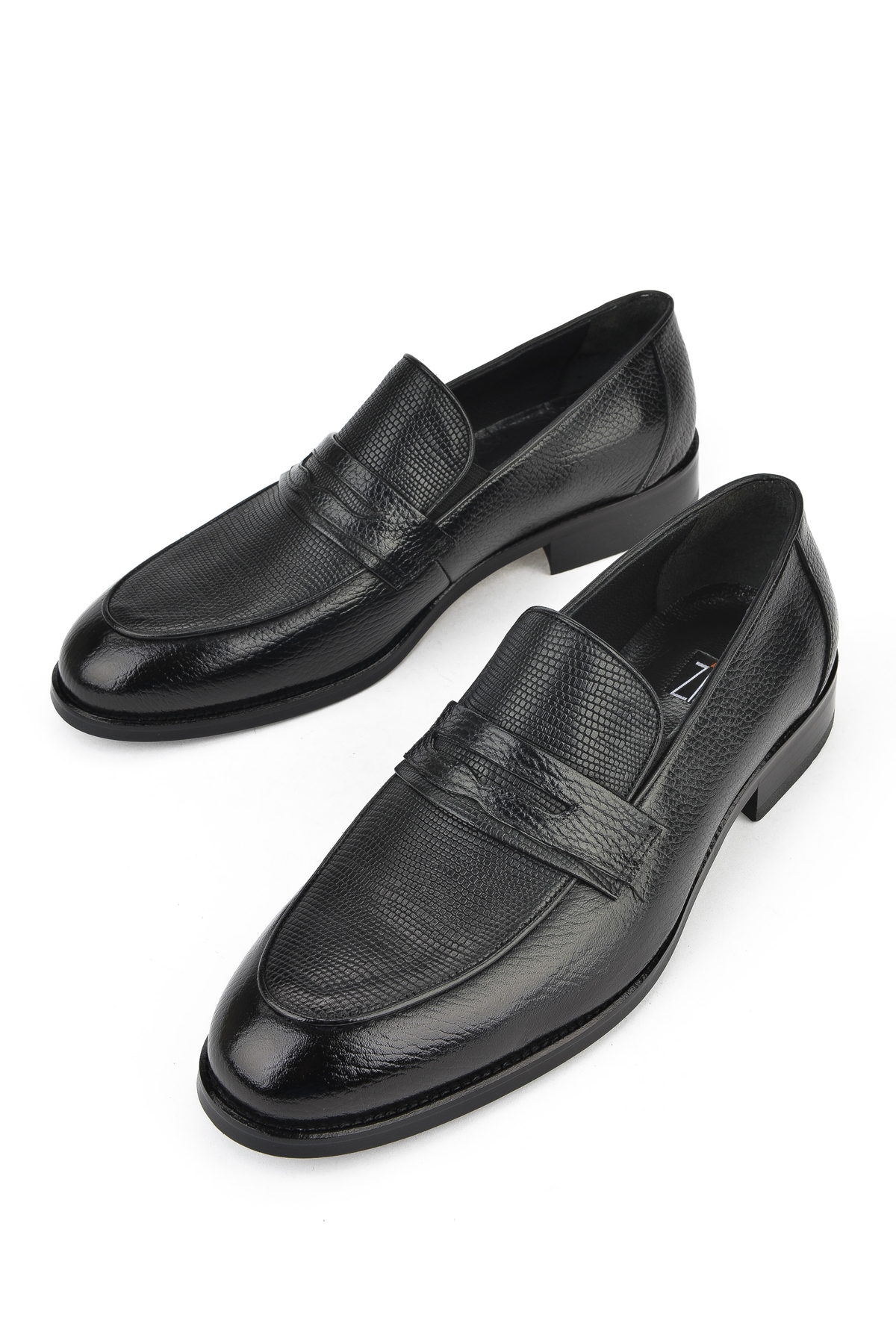 Erkek Hakiki Deri Klasik Ayakkabı 1511027Z086 Siyah - Görsel 6
