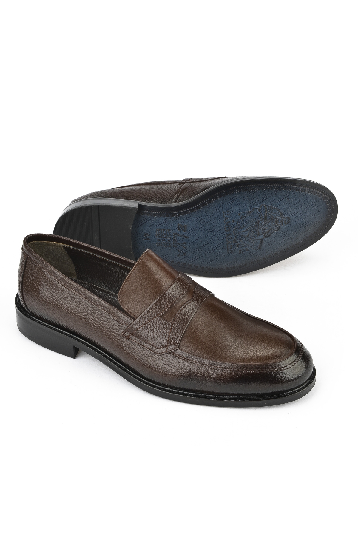 Erkek Hakiki Deri Klasik Ayakkabı 1511027Z468 Kahve - Görsel 5