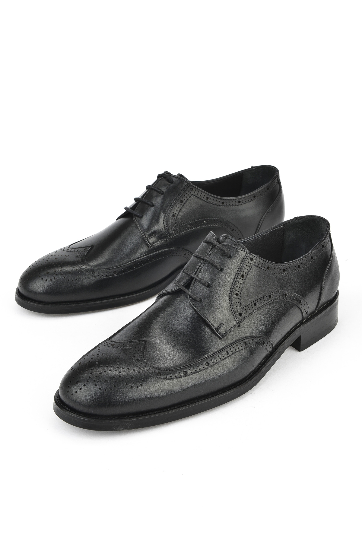 Erkek Hakiki Deri Klasik Ayakkabı 1511027Z409 Siyah - Görsel 6