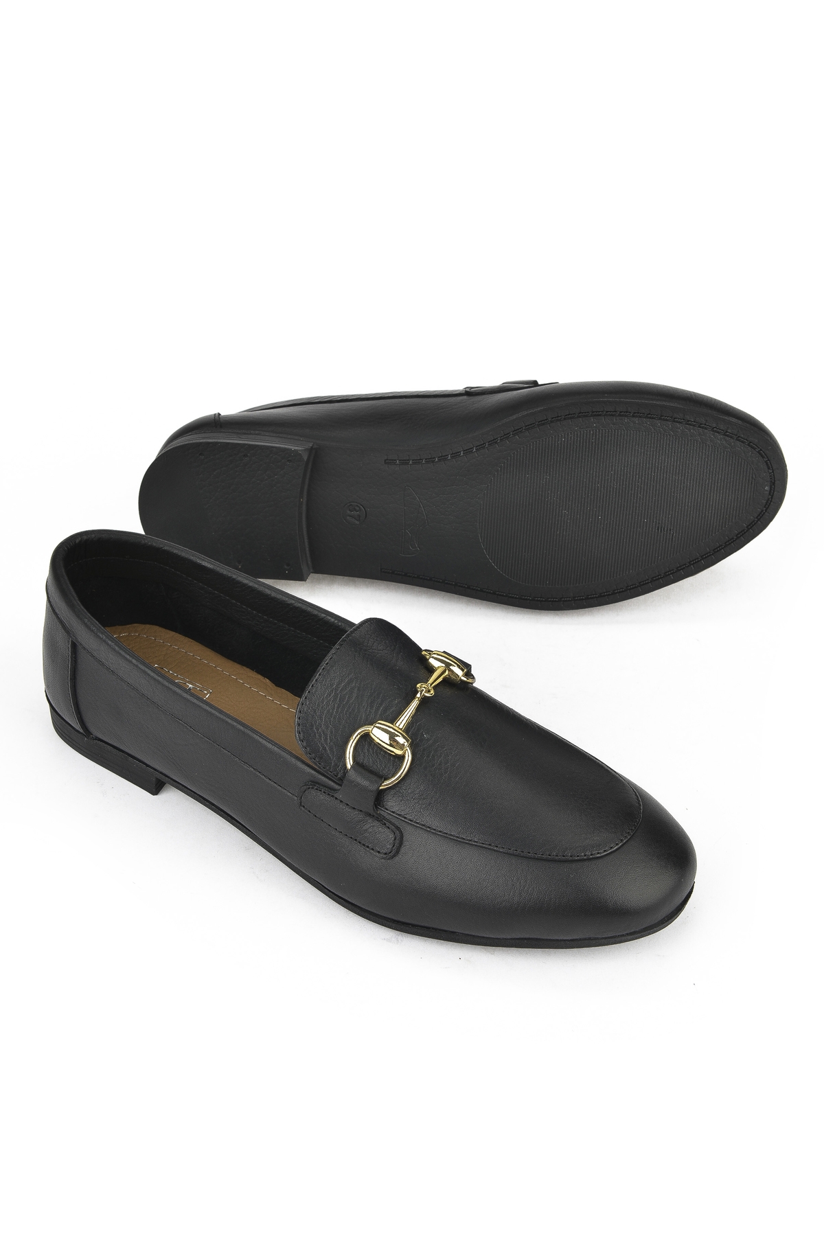 Hakiki Deri Kadın Ayakkabı 1511044Z201 Siyah - Görsel 5