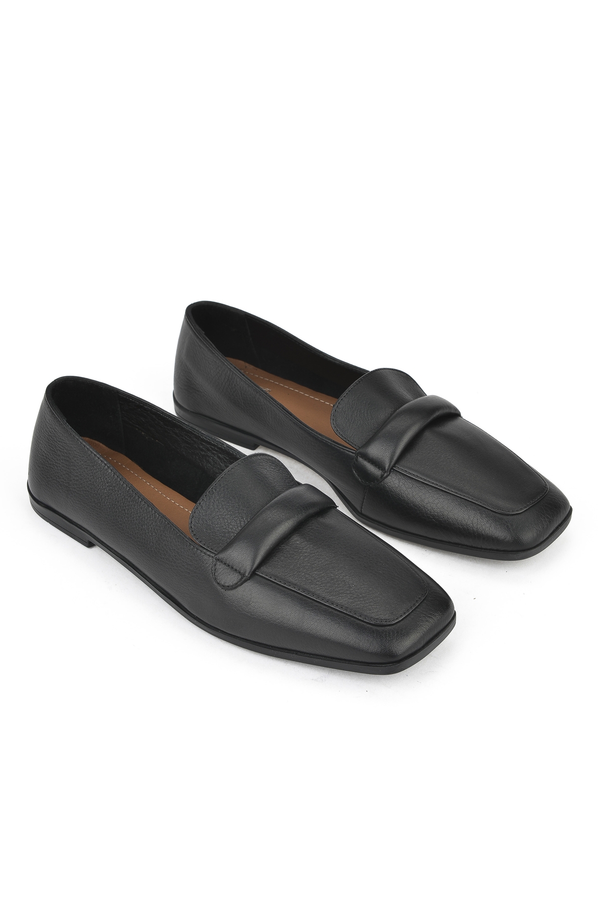 Hakiki Deri Kadın Ayakkabı 1511044Z202 Siyah - Görsel 3