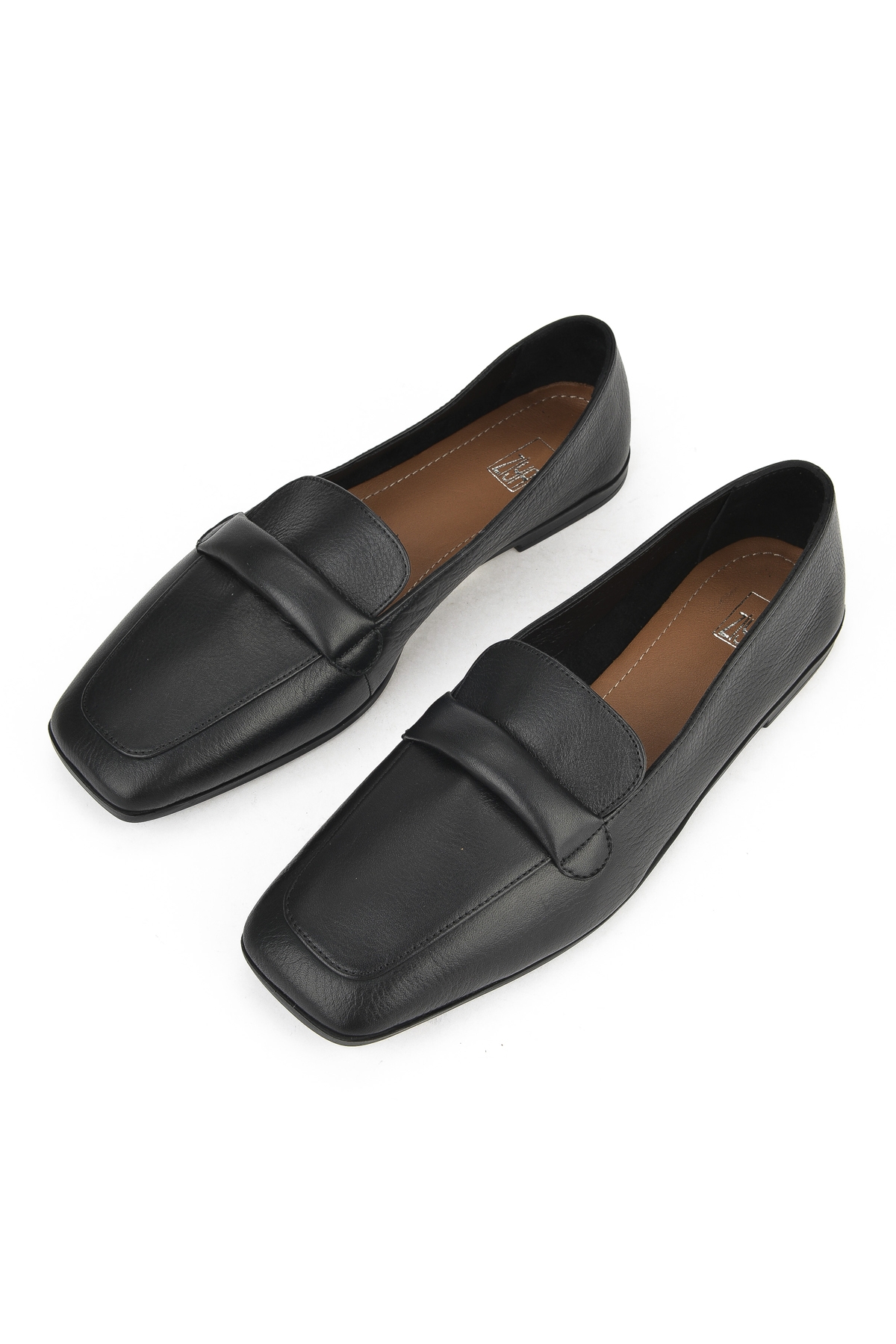 Hakiki Deri Kadın Ayakkabı 1511044Z202 Siyah - Görsel 6