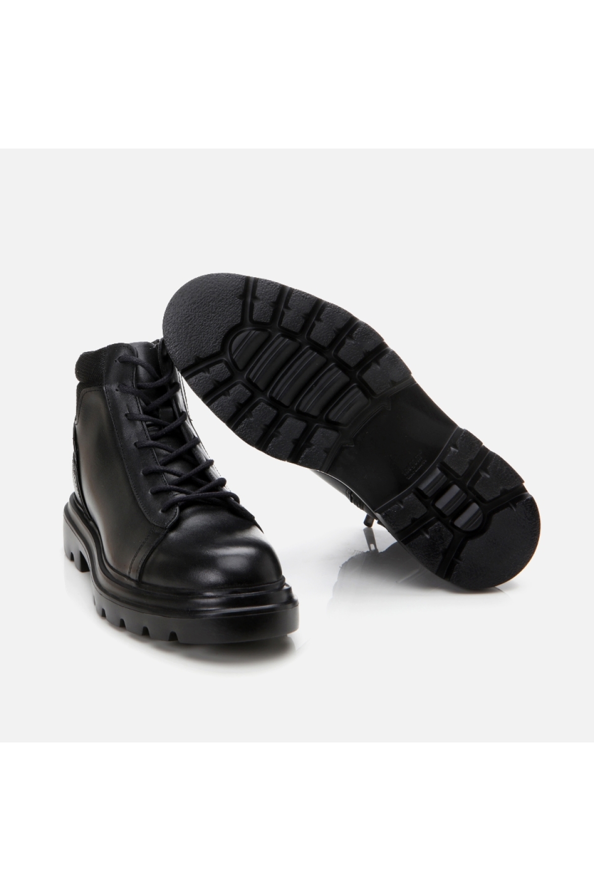 Hakiki Deri Siyah Erkek Günlük Bot - Görsel 8