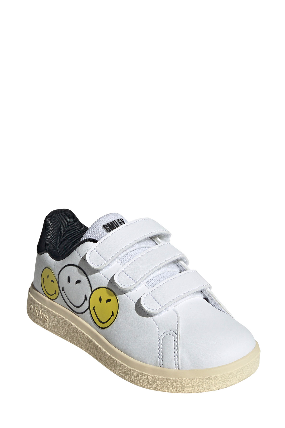 adidas ADVANTAGE SMILEY CF Beyaz Erkek Çocuk Sneaker - Görsel 4