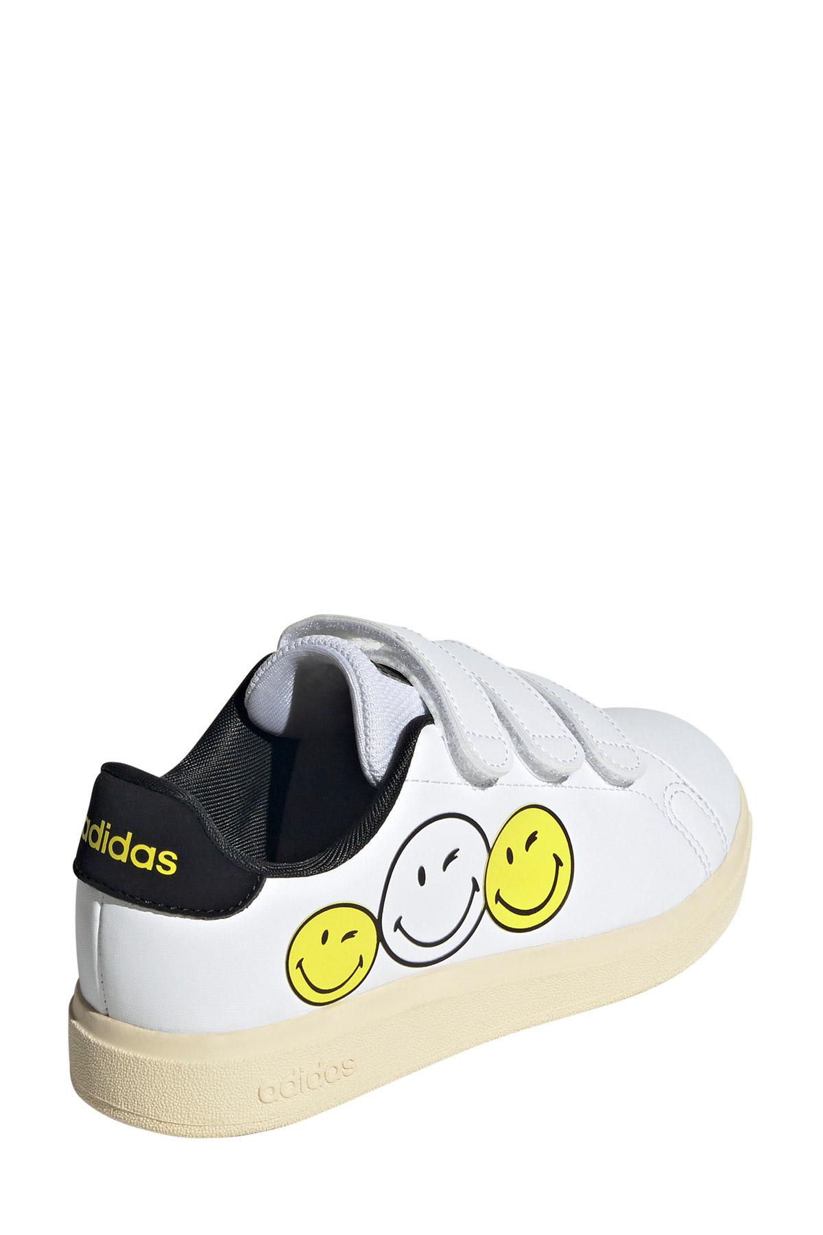 adidas ADVANTAGE SMILEY CF Beyaz Erkek Çocuk Sneaker - Görsel 5