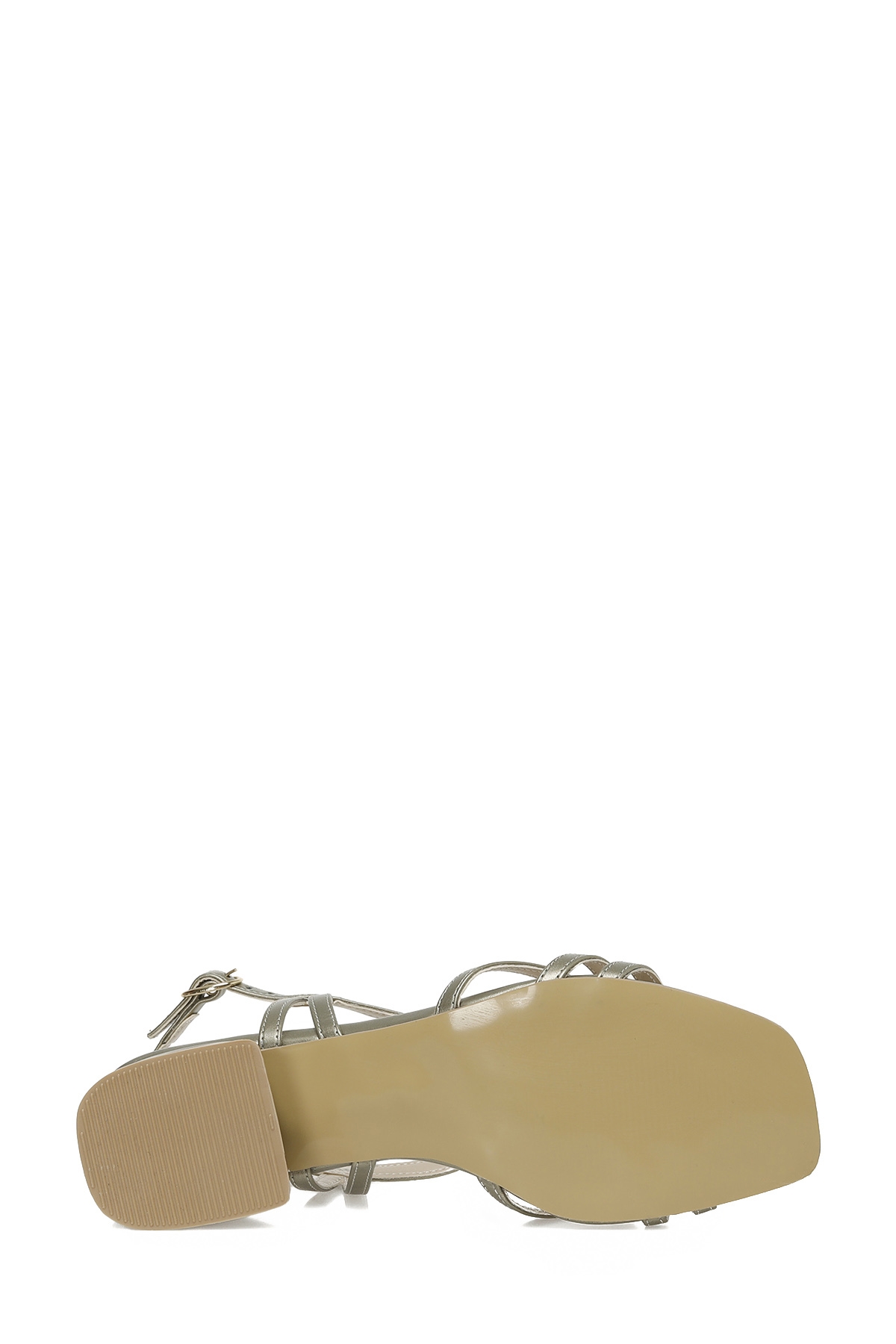 325077.Z 5FX Altın Kadın Topuklu Sandalet - Görsel 7