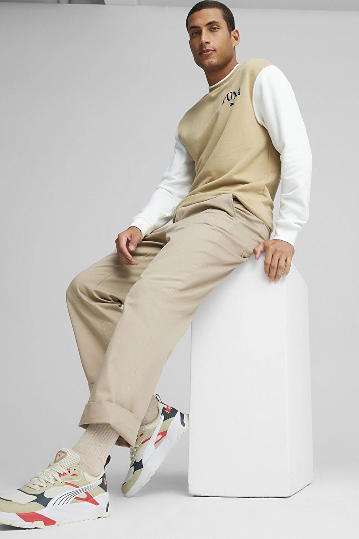 Puma Puma Bej Trinity Erkek Spor Ayakkabı 39526201 Sneaker | Flo Bej - 9. görsel