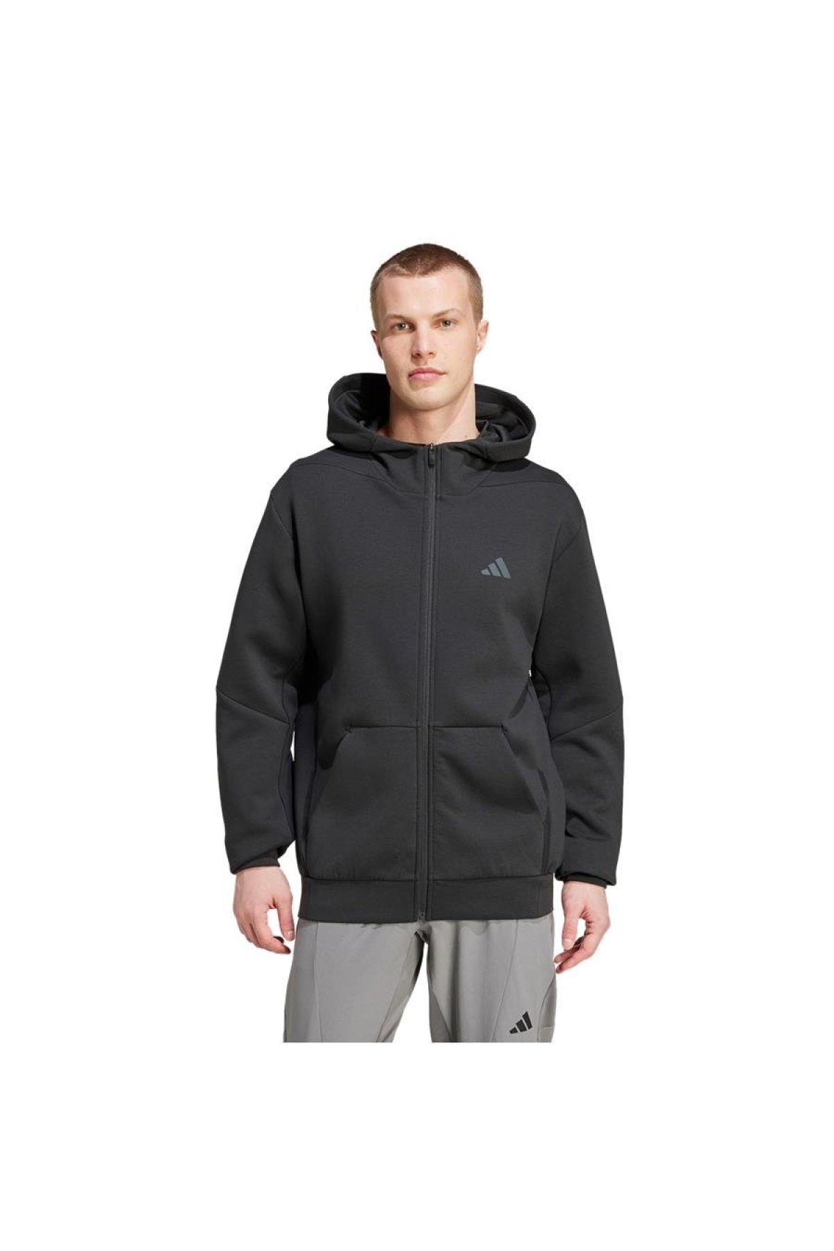 Erkek Siyah Sweatshirt D4T FULL-ZIP HO IY1131 Fiyatları | Flo