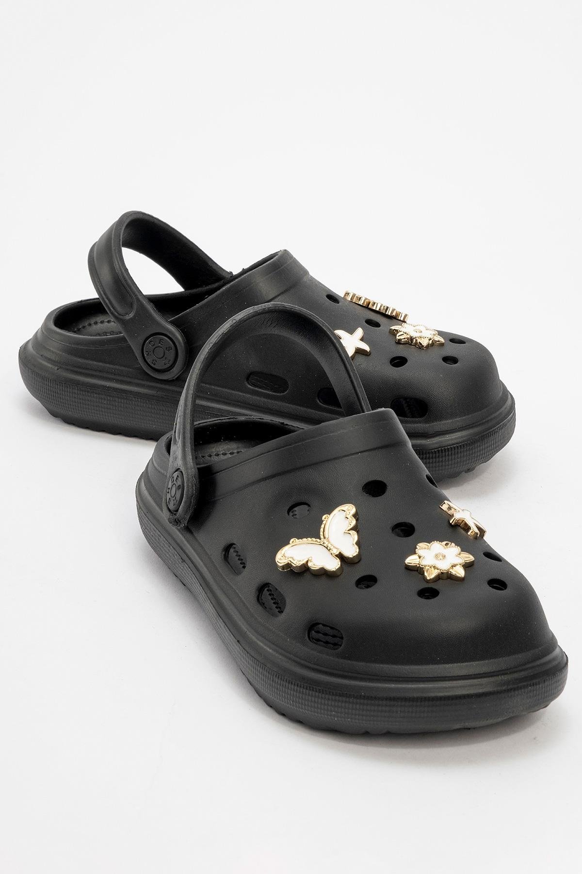 Çocuk Sabo Terlik 26-30 SİYAH - Görsel 2