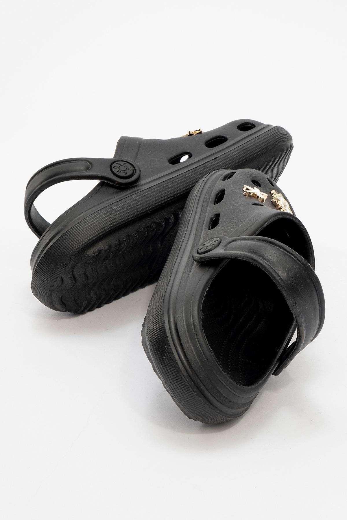 Çocuk Sabo Terlik 26-30 SİYAH - Görsel 5