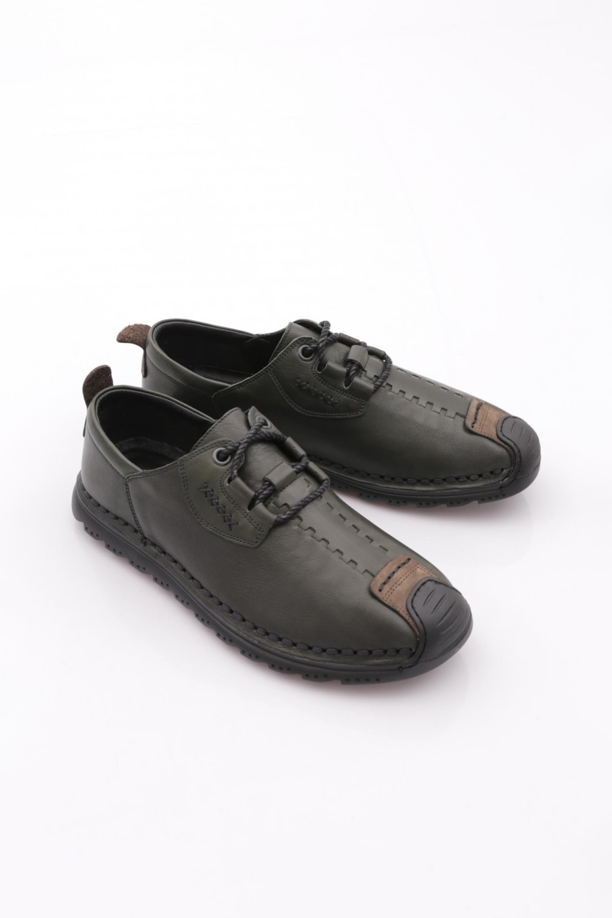 9860 Erkek Dikiş Detayli Sneaker Ayakkabi - Görsel 3