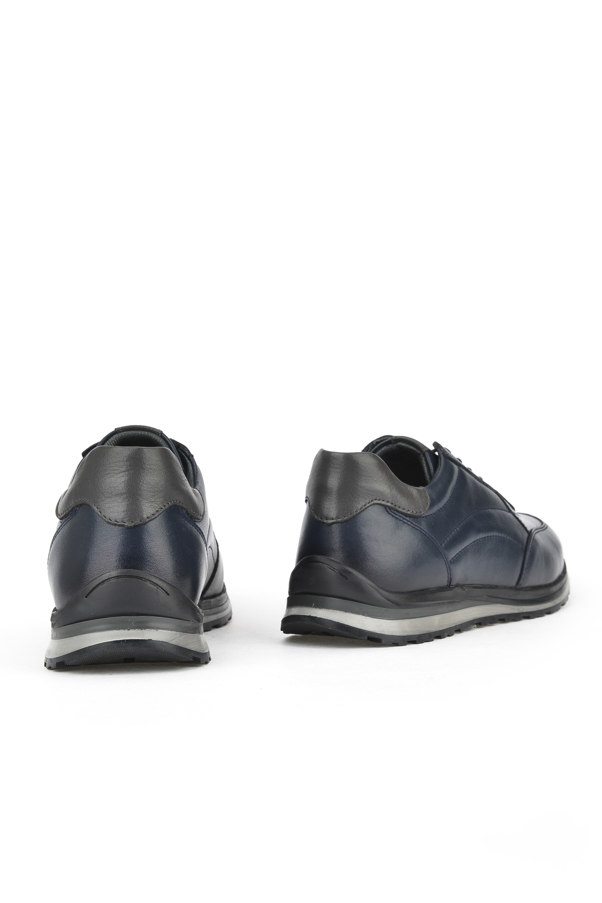 Erkek Hakiki Deri Sneaker 1511002Z415 Lacivert - Görsel 4