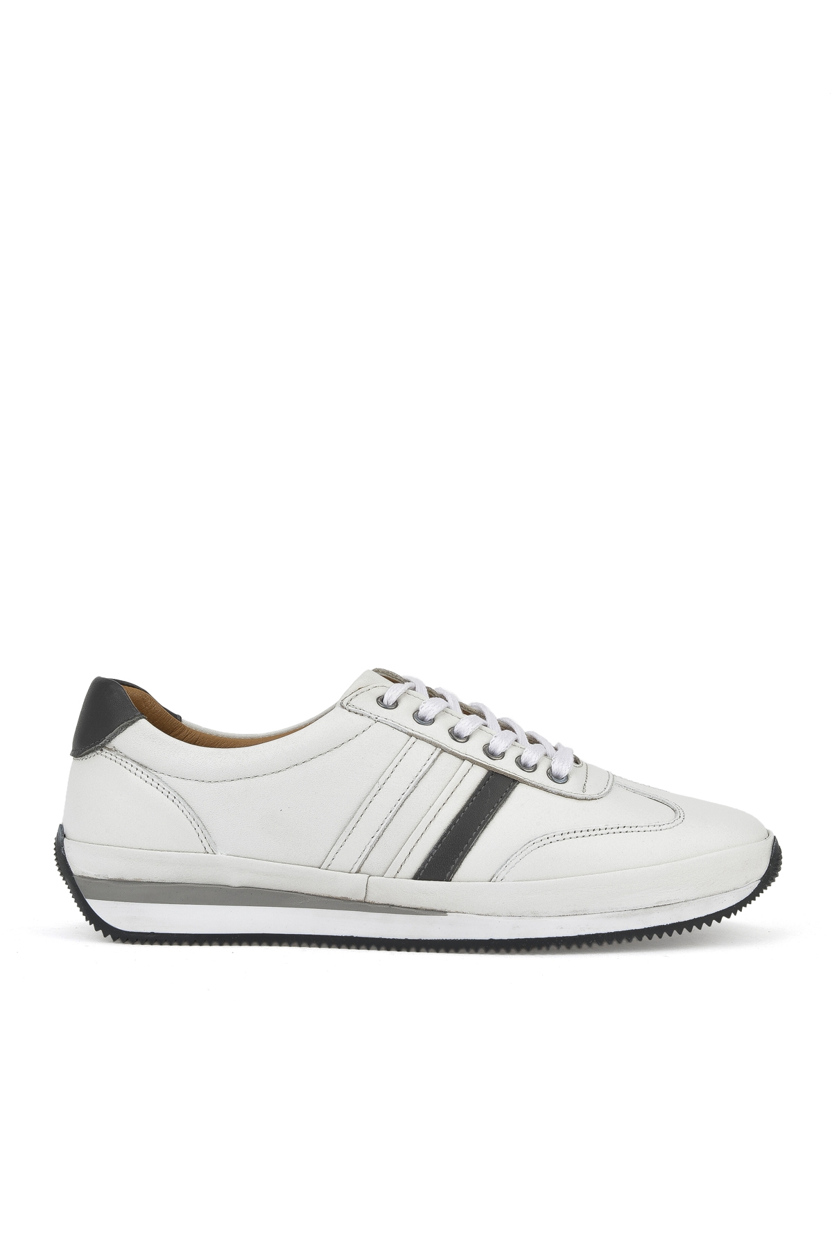 Erkek Hakiki Deri Sneaker 1511002Z060 Beyaz - Görsel 2