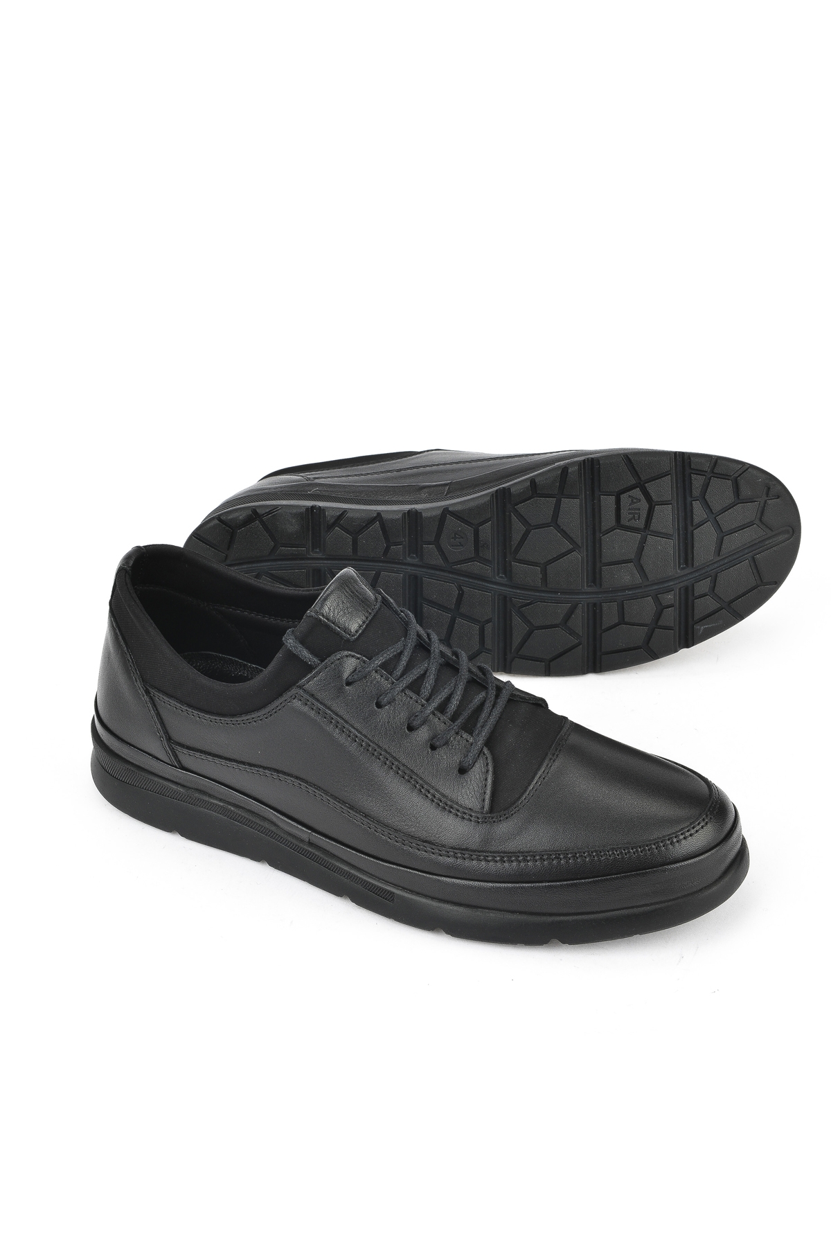 Erkek Hakiki Deri Ayakkabı 1511002Z655 Siyah - Görsel 5