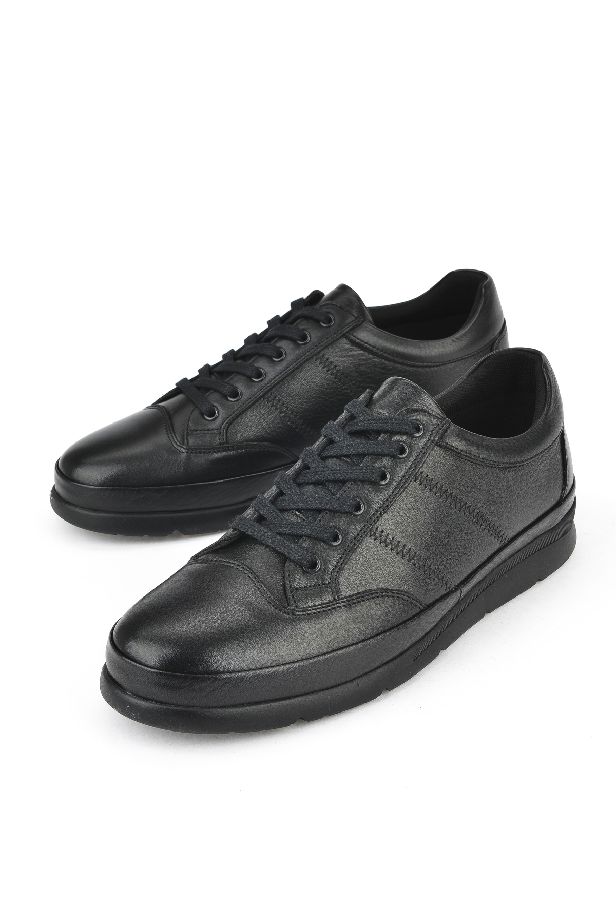 Erkek Hakiki Deri Ayakkabı 1511002Z652 Siyah - Görsel 6