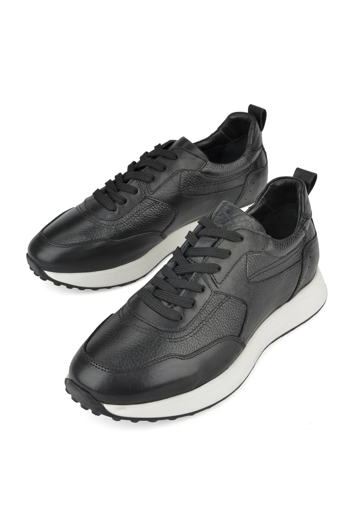 Erkek Hakiki Deri Sneaker 1511026Z280 Siyah - Görsel 6