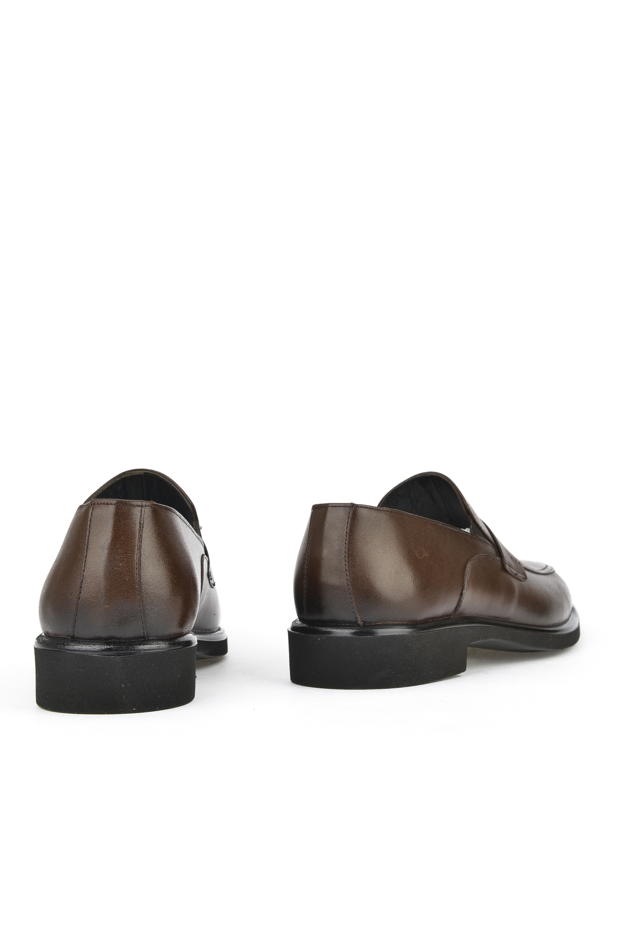 Erkek Hakiki Deri Klasik Ayakkabı 15148Z871 Kahve - Görsel 4
