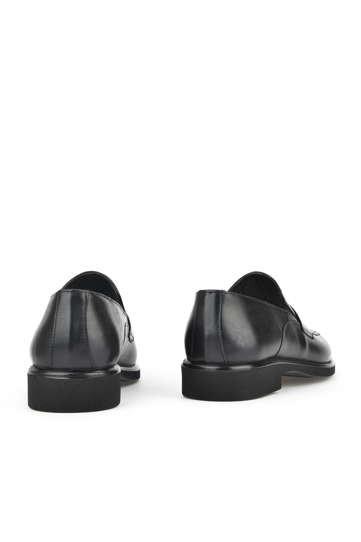 Erkek Hakiki Deri Klasik Ayakkabı 15148Z871 Siyah - Görsel 4