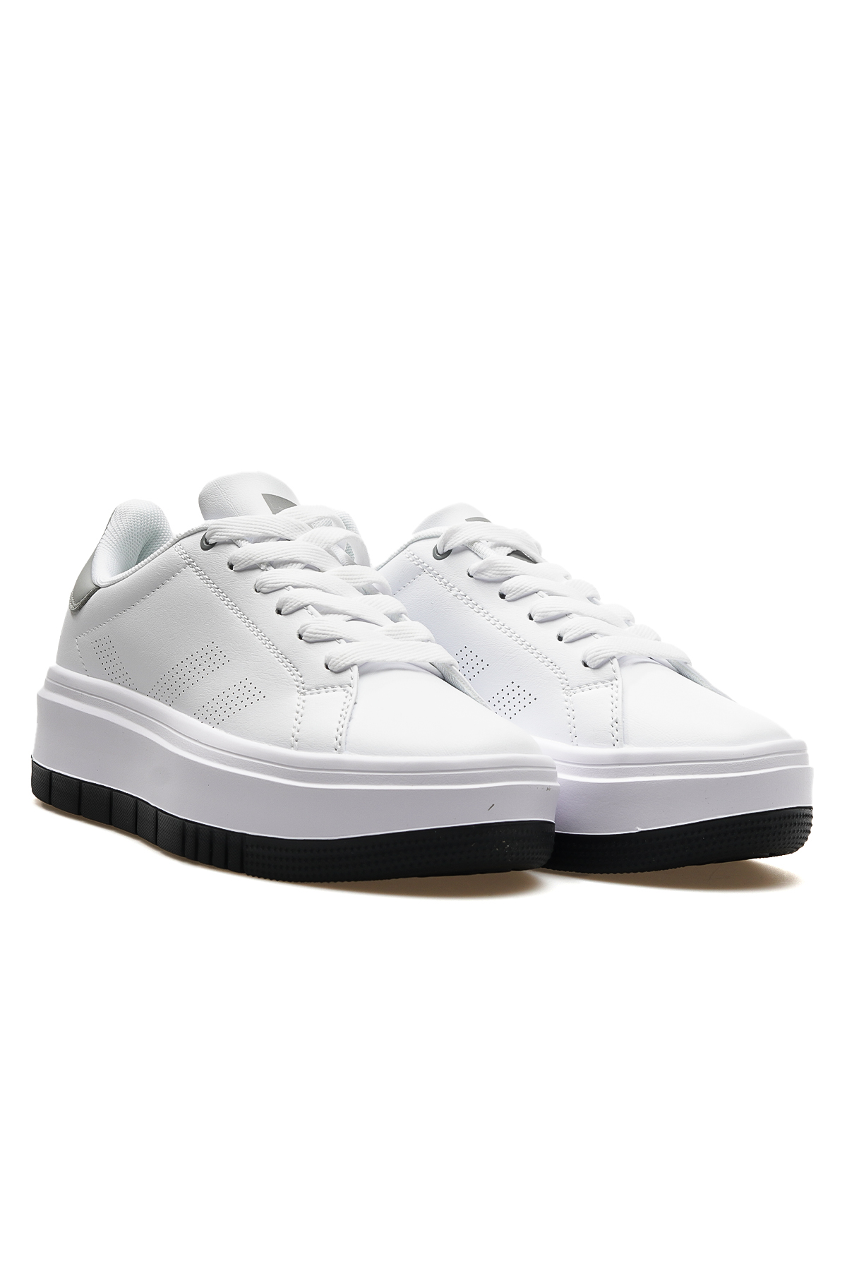 Loyal Kadın Bağcıklı Sneaker Günlük Spor Ayakkabı 24k Loyal Z Beyaz - Görsel 6