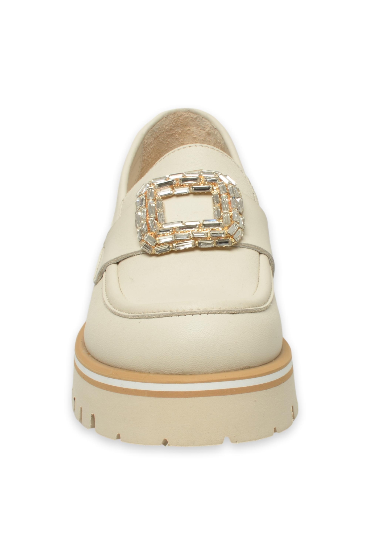 D25Ya-3855Z Günlük Krem Kadın Ayakkabı - Görsel 4