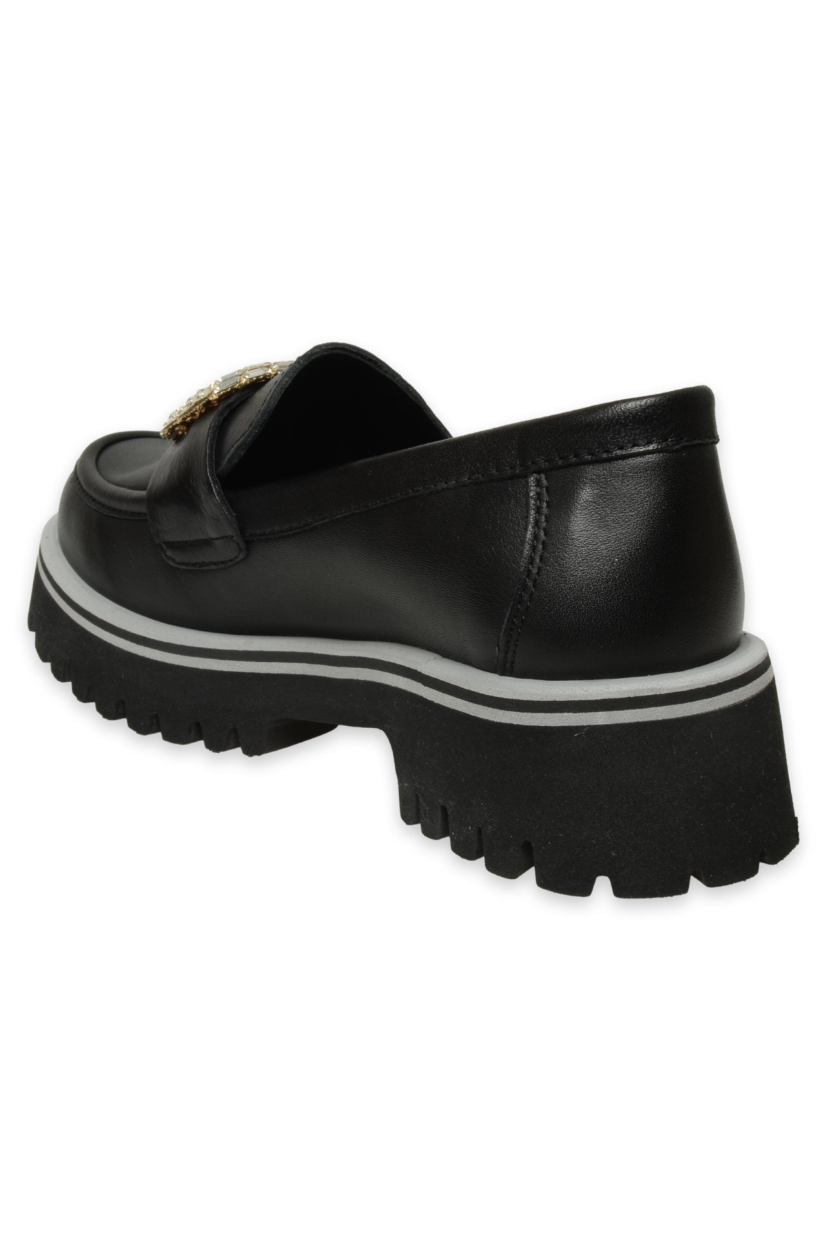 D25Ya-3855Z Günlük Siyah Kadın Ayakkabı - Görsel 5