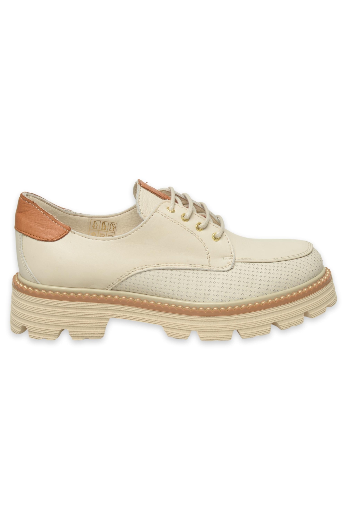 D25Ya-3710Z Günlük Krem Kadın Ayakkabı - Görsel 3