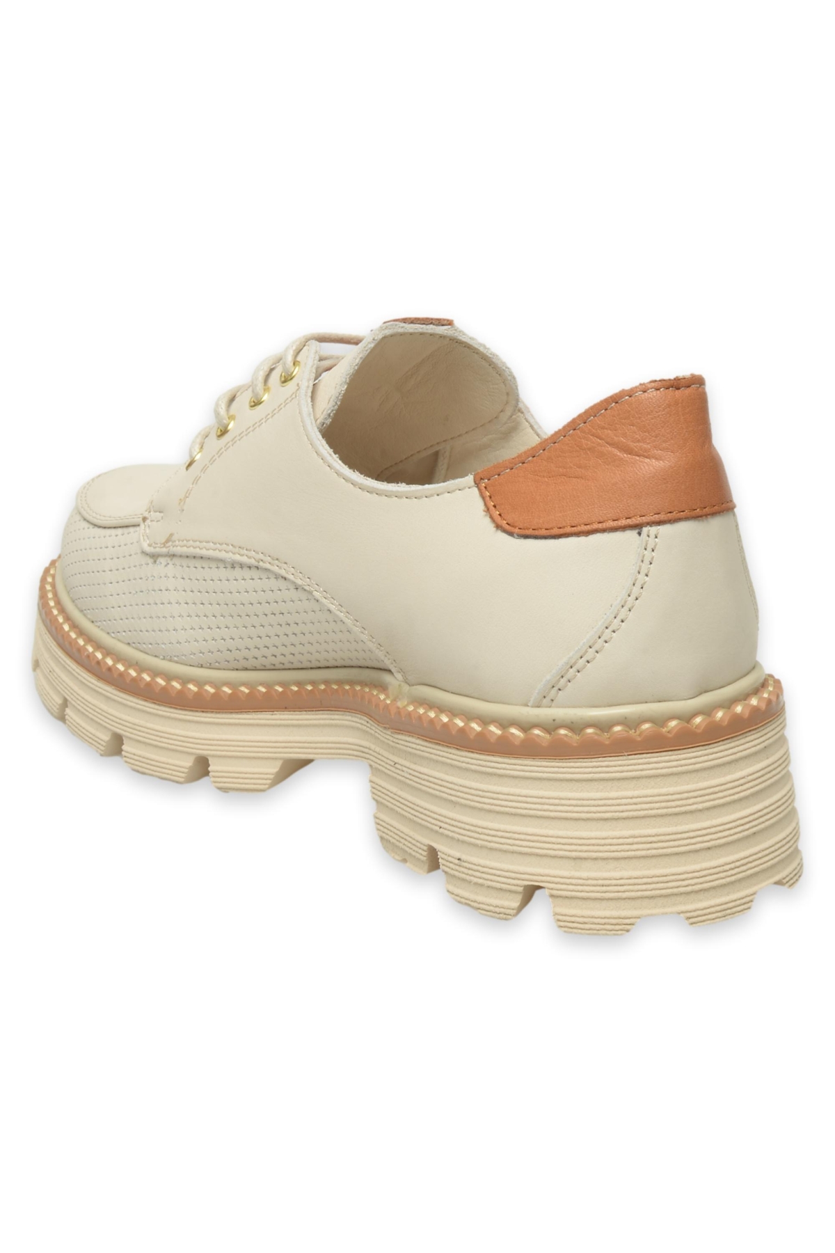 D25Ya-3710Z Günlük Krem Kadın Ayakkabı - Görsel 5