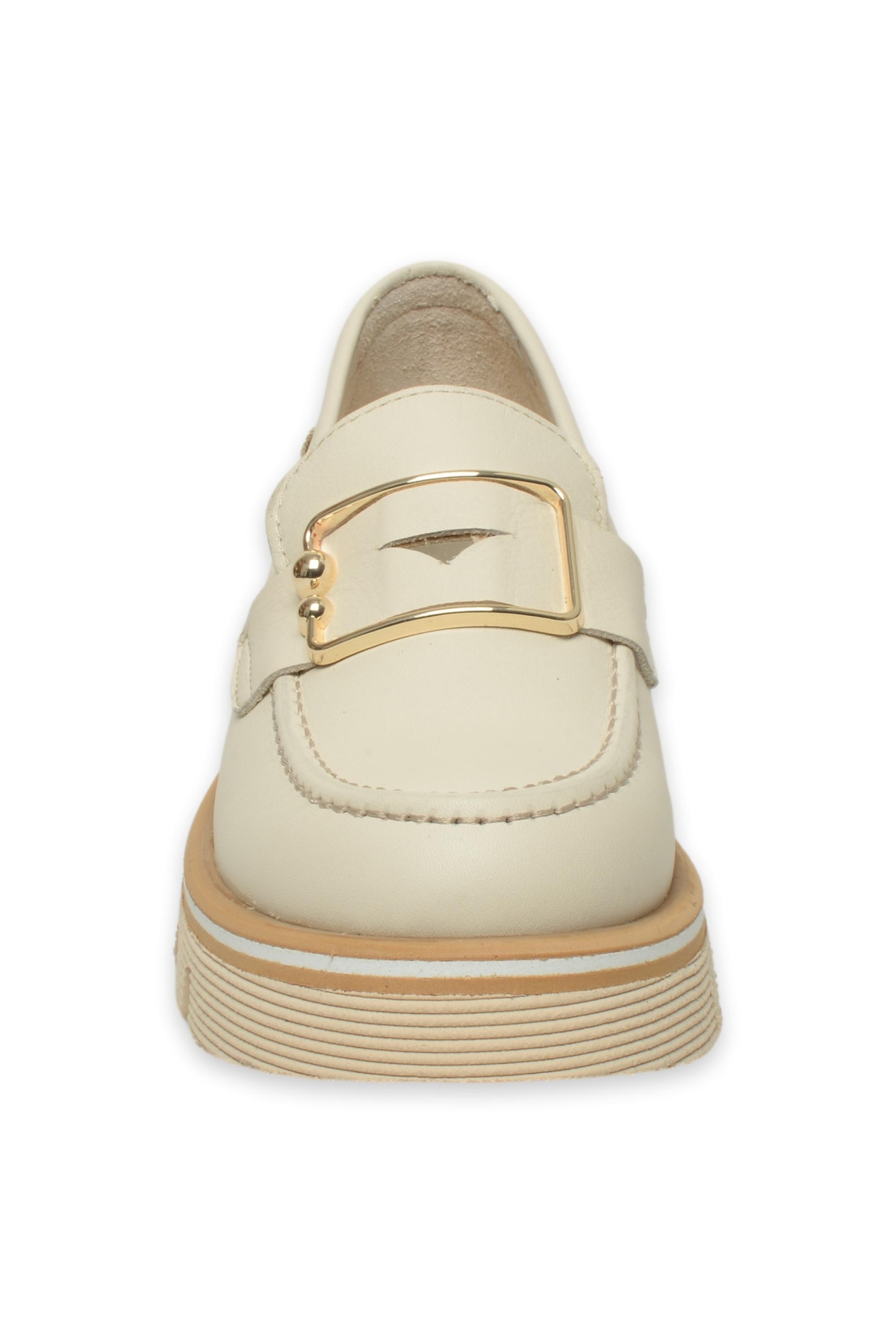 D25Ya-3760Z Günlük Krem Kadın Ayakkabı - Görsel 4
