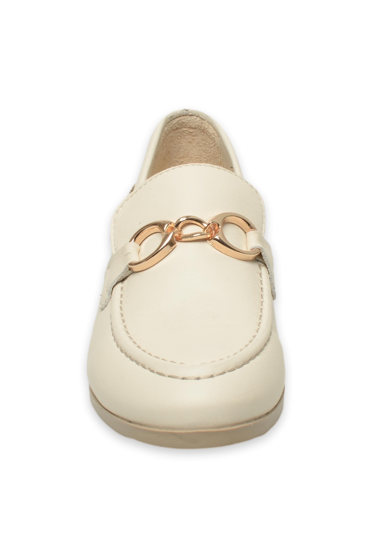 D25Ya-3355Z Günlük Krem Kadın Ayakkabı - Görsel 4