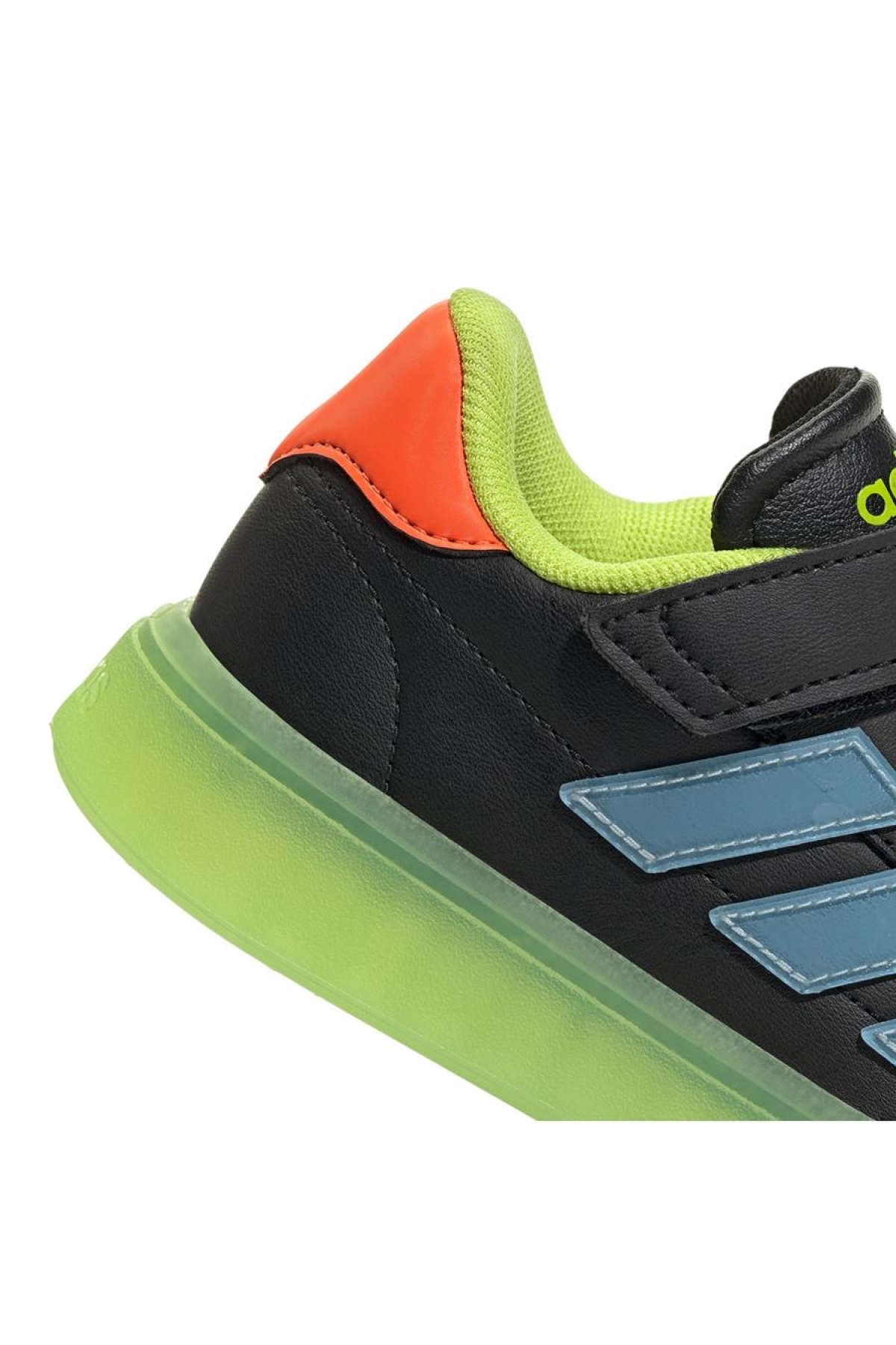 Unisex Çocuk Siyah Yürüyüş Ayakkabısı COURTBLOCK EL C JQ7351 - Görsel 11