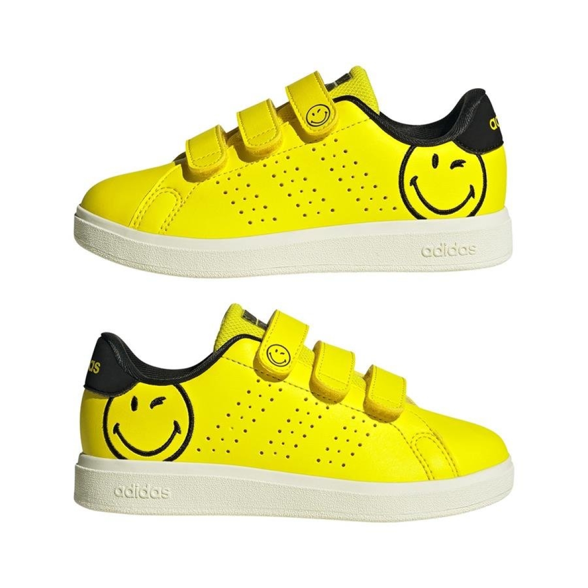Unisex Çocuk Sarı Yürüyüş Ayakkabısı ADVANTAGE SMILEY CF C IH6252 - Görsel 3
