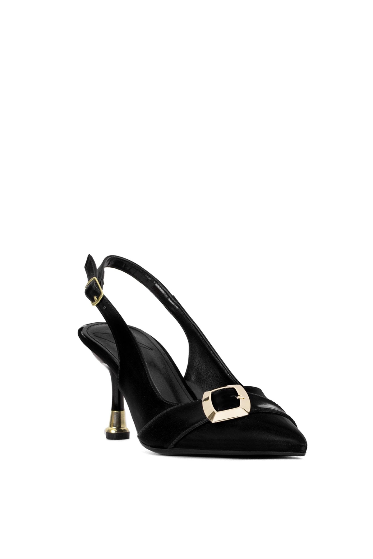 Elit CMR231T Kadın Klasik Topuklu Ayakkabı Siyah - Görsel 3