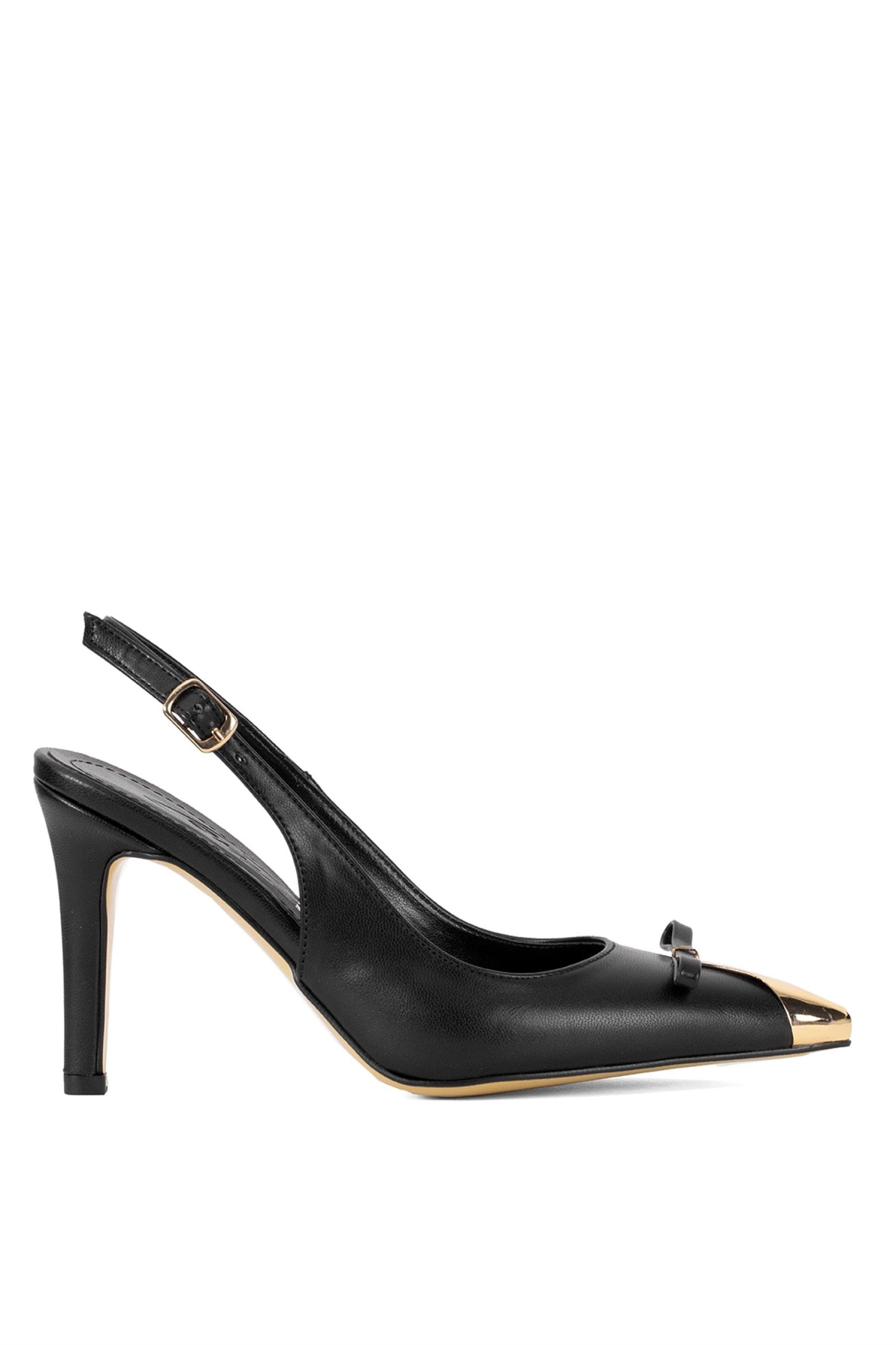 Elit CMR25882C Kadın Klasik Topuklu Ayakkabı Siyah - Görsel 2