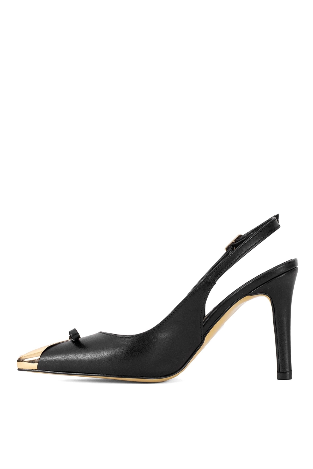 Elit CMR25882C Kadın Klasik Topuklu Ayakkabı Siyah - Görsel 4