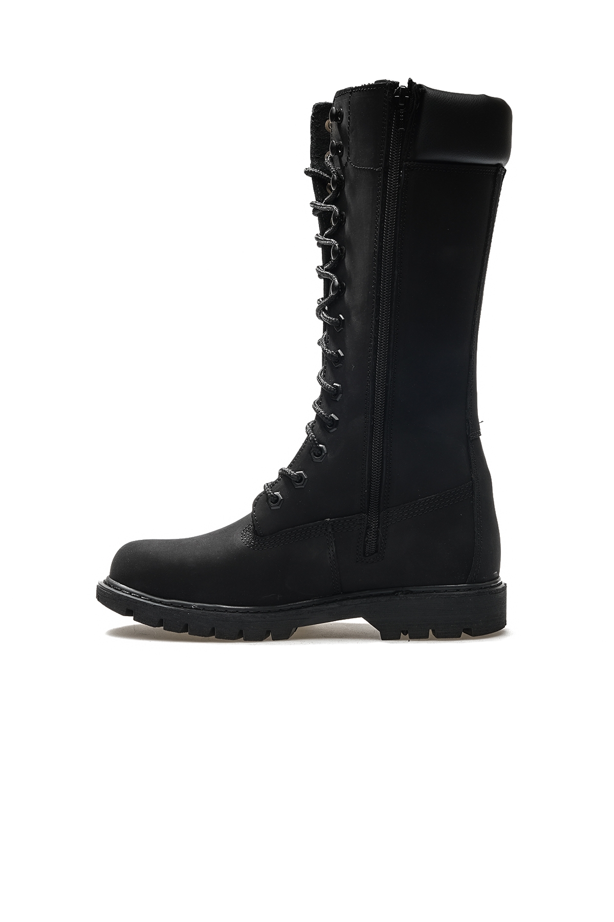 Cat Kadın Hakiki Deri Günlük Çizme (36-40) 22k Clovıs Hı Z Siyah Nubuk - Görsel 3