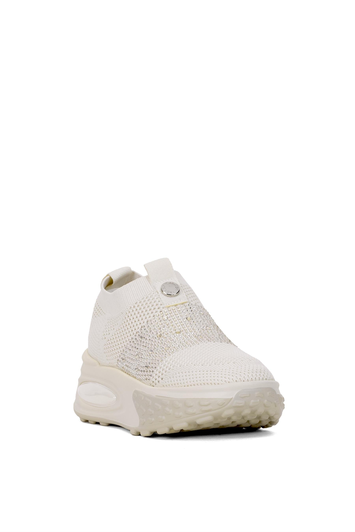 25Y305-4 Kadın Taşlı Yürüyüş Ayakkabısı Bej - Görsel 3