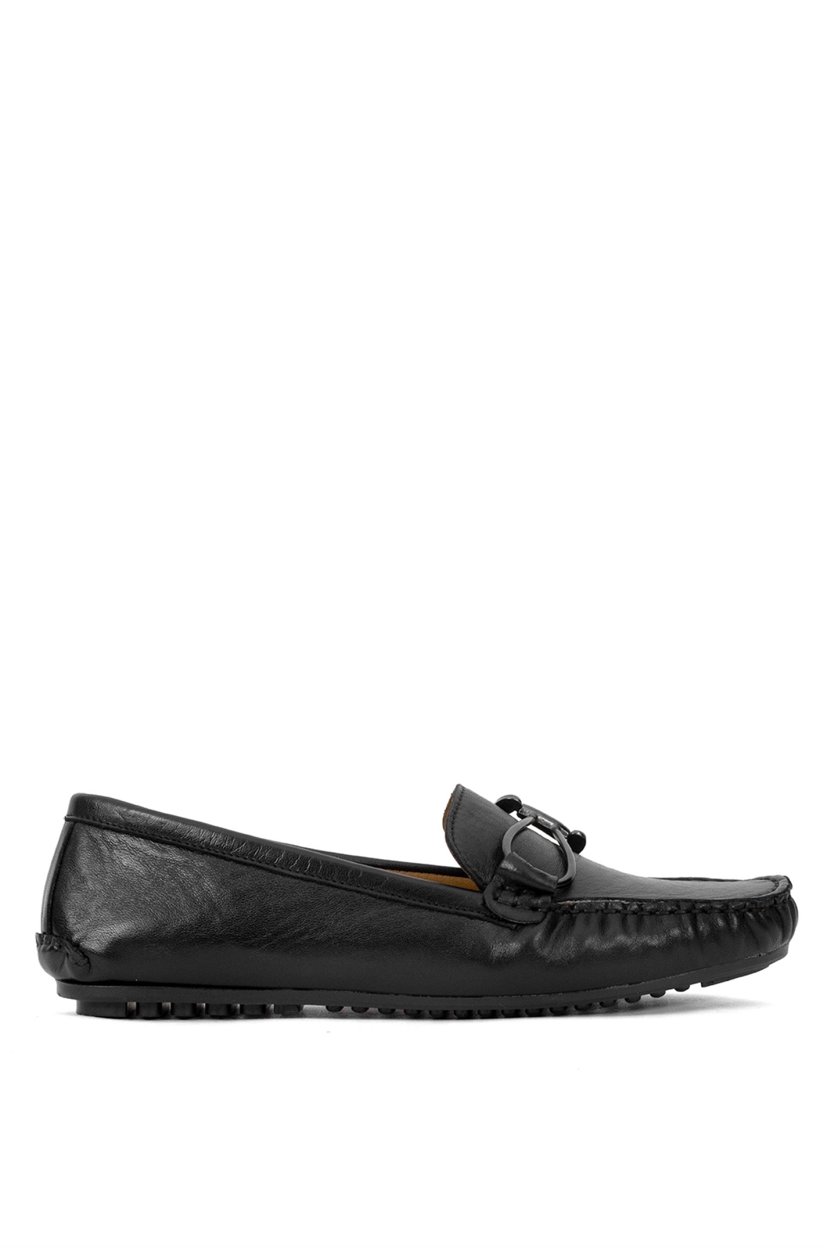 Elit BrkE-25C Kadın Hakiki Deri Rahat Ayakkabı Siyah - Görsel 2