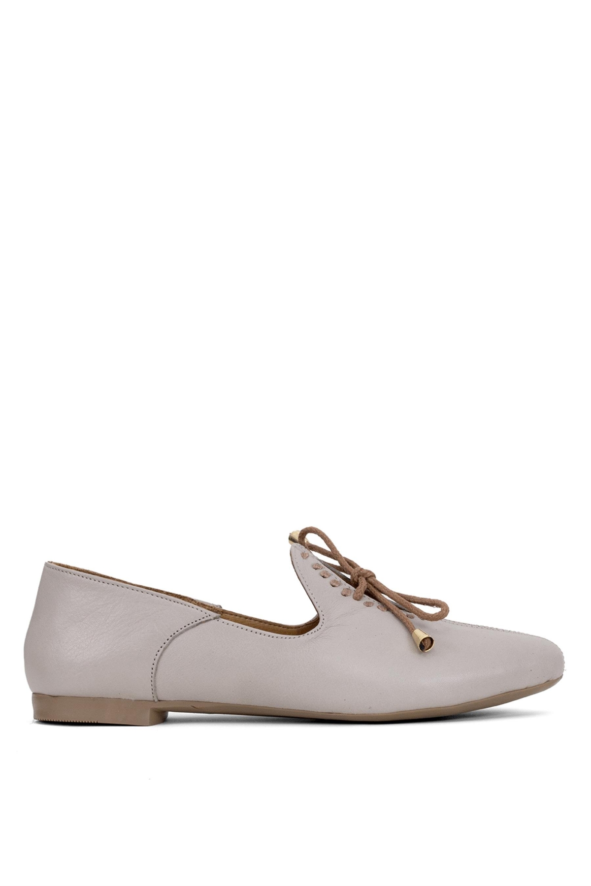 Elit Brk300C Kadın Deri Rahat Ayakkabı Bej - Görsel 2