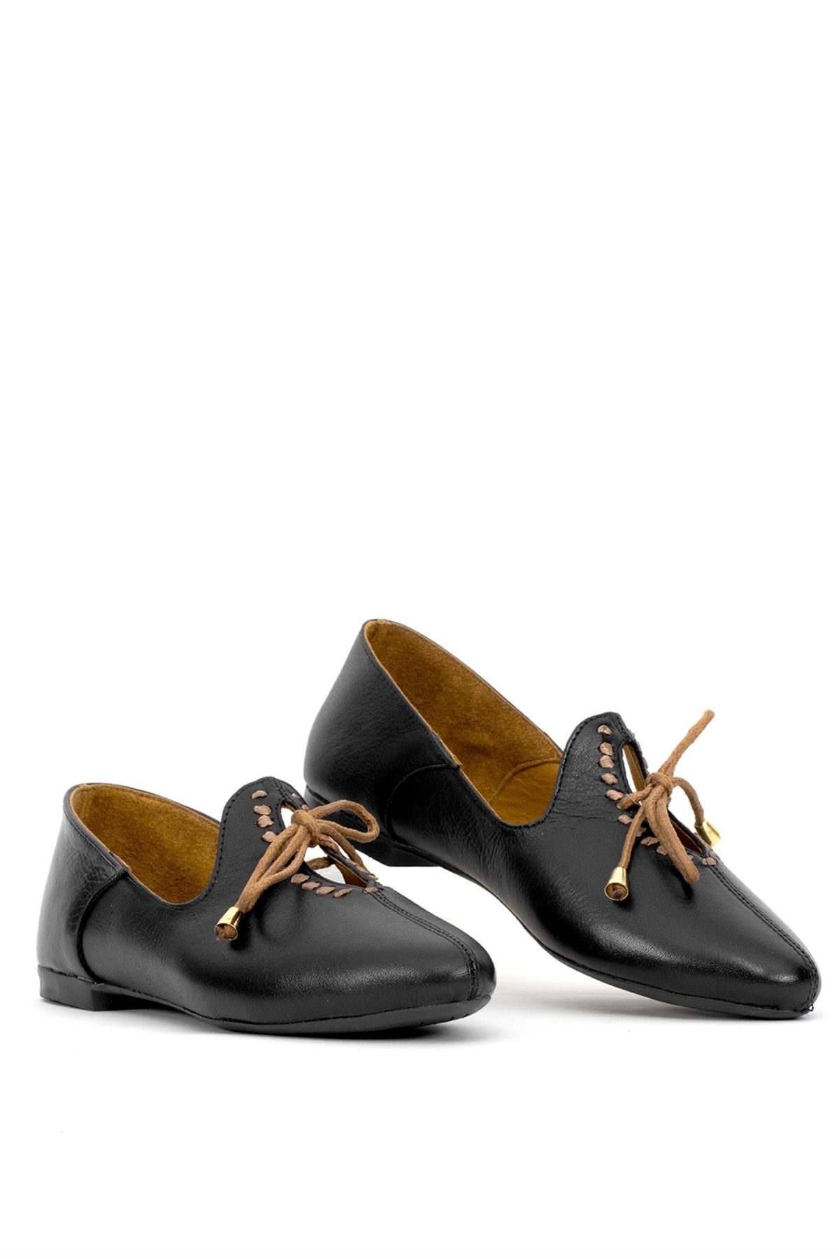 Elit Brk300C Kadın Deri Rahat Ayakkabı Siyah - Görsel 5