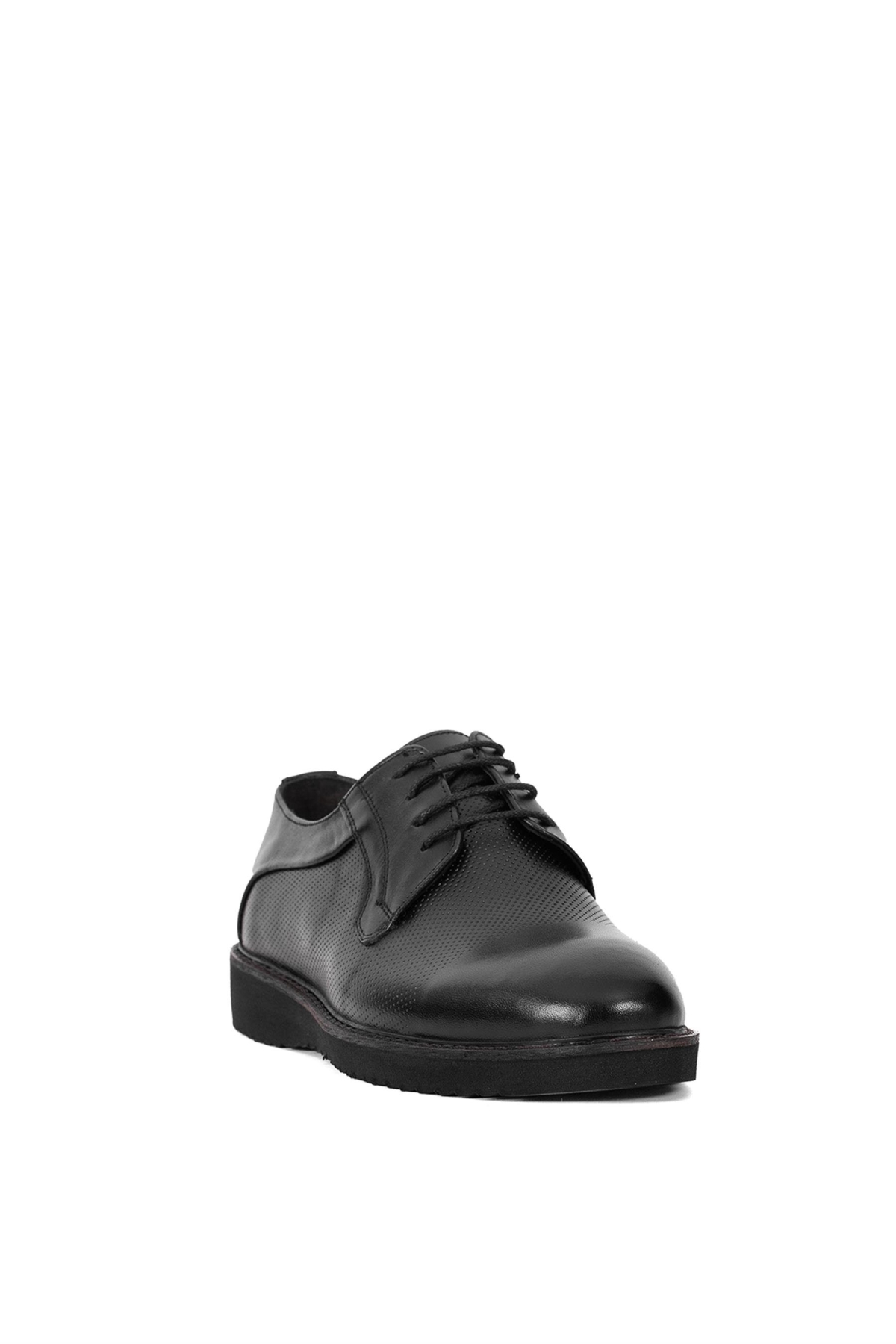 Elit MSB02C Erkek Hakiki Deri Casual Ayakkabı Siyah - Görsel 3