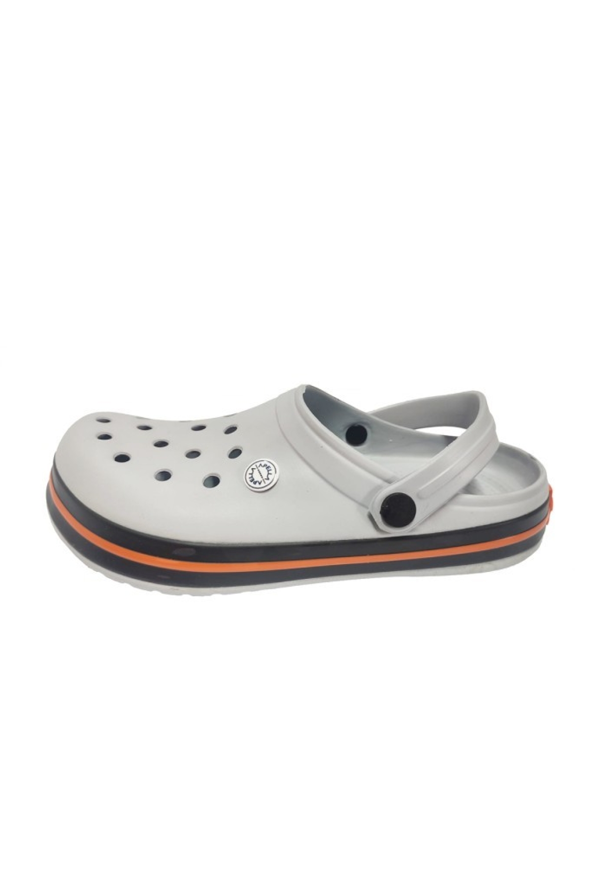 E800-2-25 Sabo Terlik Gri Siyah Turuncu 36-40 - Görsel 4