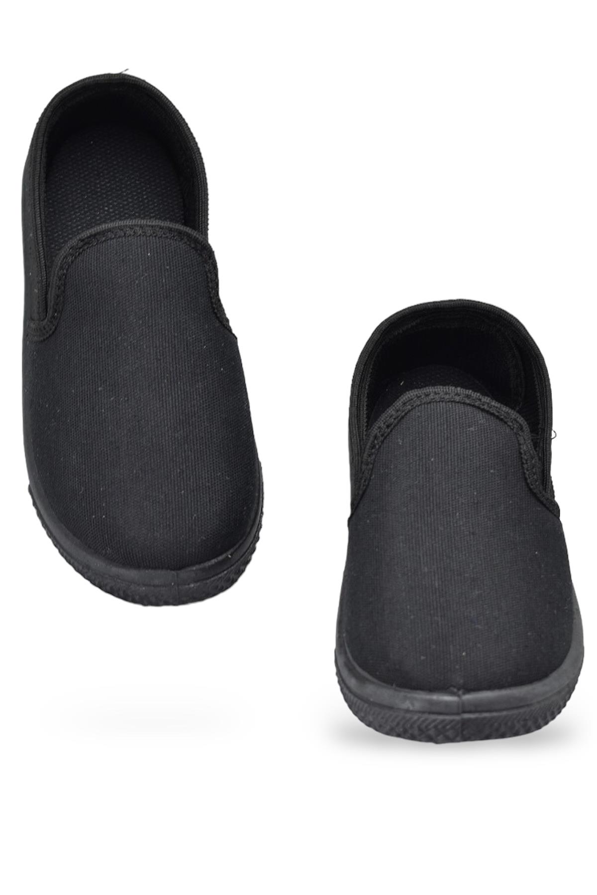 002 Çocuk Keten Bez Ayakkabı Beyaz Renk Keten Ayakkabı Spor - Görsel 2