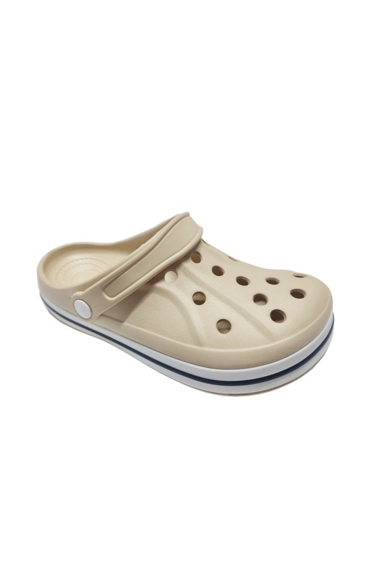 E800-3-25 Anatomik Sabo Terlik Bej Beyaz Siyah 36-40 - Görsel 2