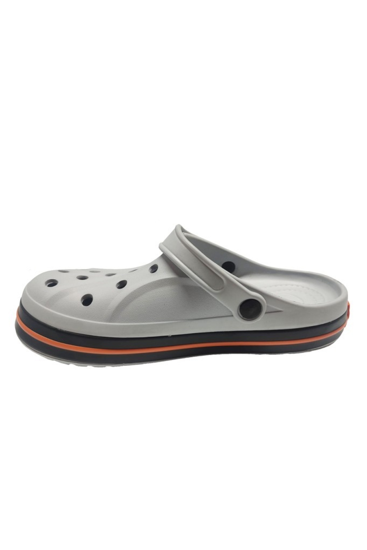 E800-3-25 Anatomik Sabo Terlik Gri Siyah Turuncu 36-40 - Görsel 3