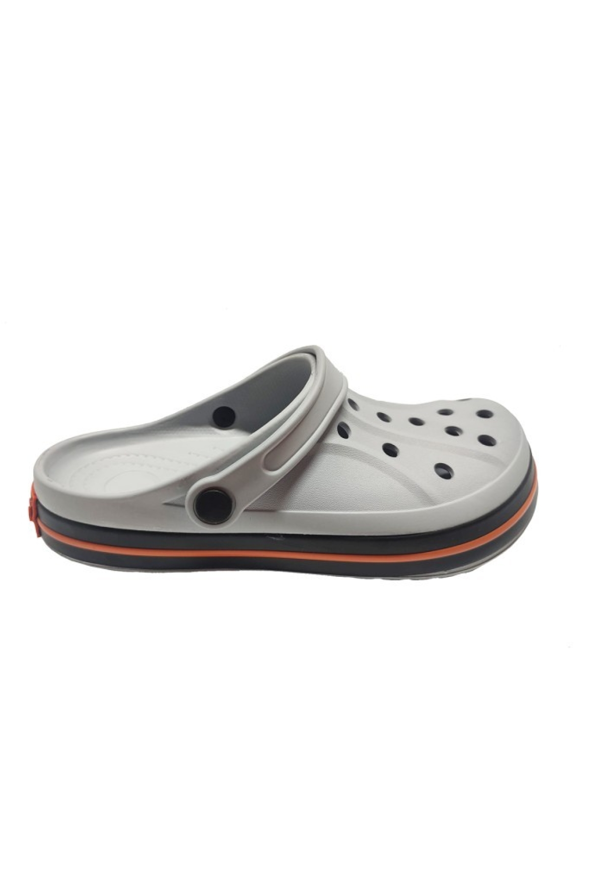 E800-3-25 Anatomik Sabo Terlik Gri Siyah Turuncu 36-40 - Görsel 4